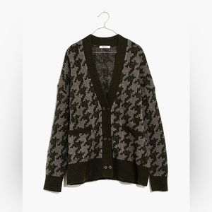 Madewell Houndstooth Cardigan